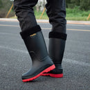 Botas de chuva masculinas de cano alto