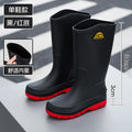 Botas de chuva masculinas de cano alto