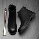 Botas Chelsea de couro genuíno