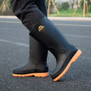 Botas de chuva masculinas de cano alto