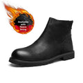 Botas Chelsea de couro genuíno