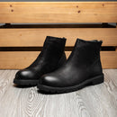 Botas Chelsea de couro genuíno