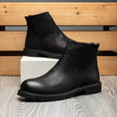 Botas Chelsea de couro genuíno