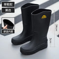 Botas de chuva masculinas de cano alto